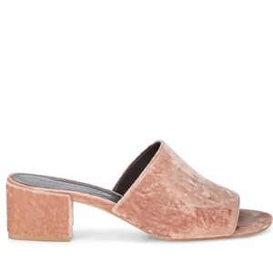 NWOB Rebecca Minkoff Ivonne Velvet mule sandals